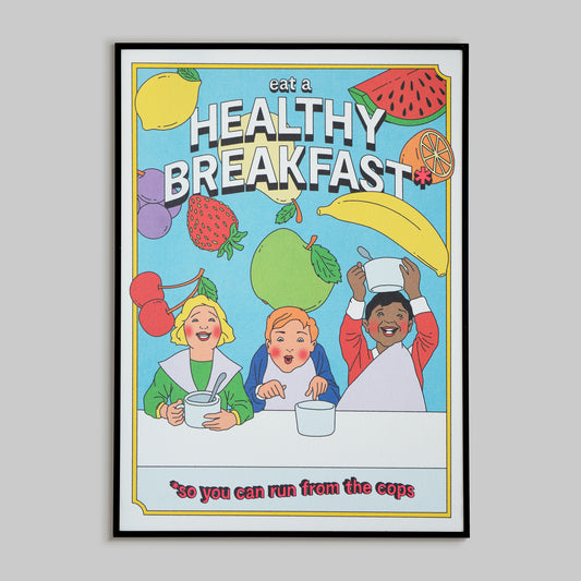 „Healthy Breakfast“ – A4 Offsetdruck