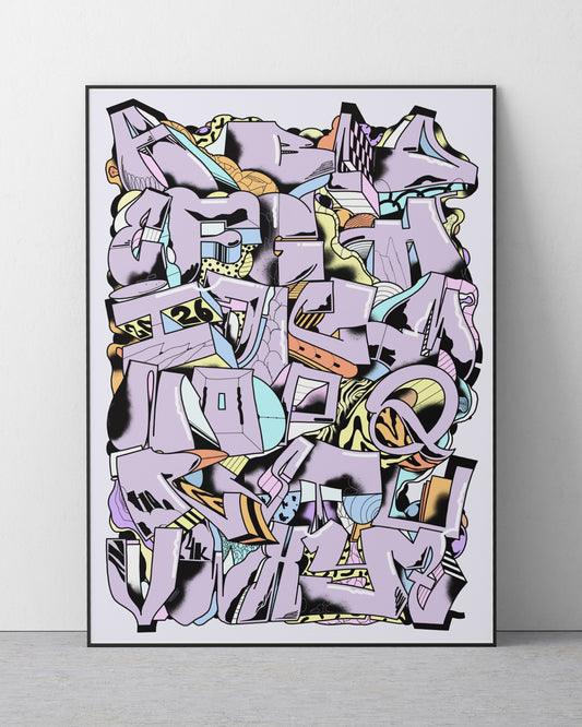 Horst Alphabet 26 — Pastels